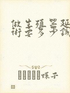 做生殖器延长手术要多少钱