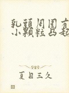 乳头周围有一圈小颗粒凸起