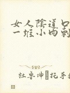 女人阴道口起了一堆小肉刺