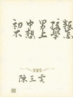 初中男孩叛逆期不想上学怎么办封面