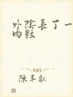 外阴长了一排小肉粒