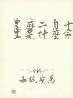 农历二月十二出生是什么命