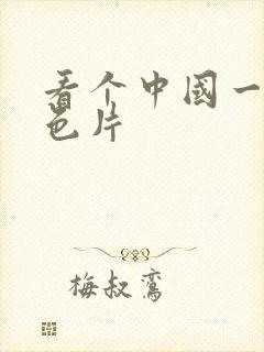 看个中国一级黄色片