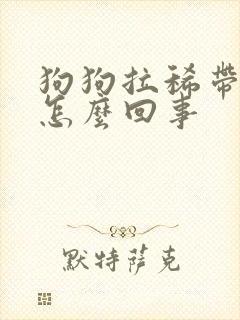 狗狗拉稀带点血怎么回事封面