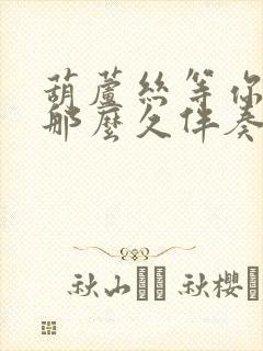 葫芦丝等你等了那么久伴奏曲降b调