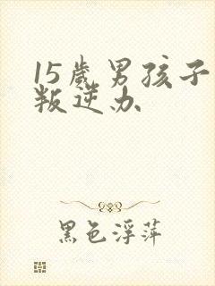 15岁男孩子的叛逆办封面