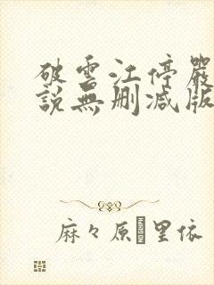 破云江停严l小说无删减版