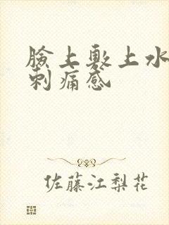 脸上敷上水乳有刺痛感