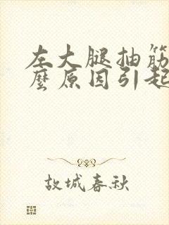 左大腿抽筋是什么原因引起的