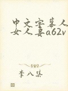 中文字幕人妻熟女人妻a62v网址