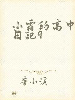 小霜的高中成长日记9