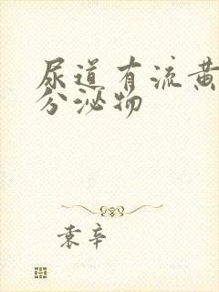 尿道有流黄脓状分泌物