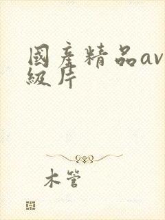 国产精品av一级片