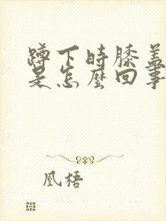 蹲下时膝盖刺痛是怎么回事封面