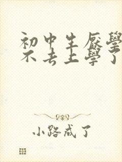 初中生厌学在家不去上学了怎么办