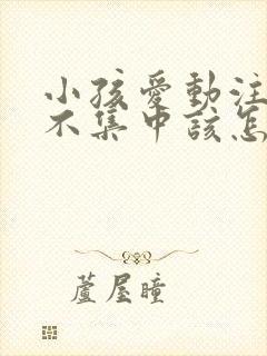 小孩爱动注意力不集中该怎么解决