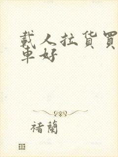 载人拉货买什么车好封面