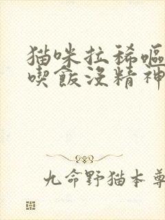 猫咪拉稀呕吐不吃饭没精神怎么办