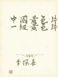 中国黄色片中国一级黄色片