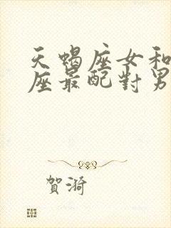 天蝎座女和什么座最配对男