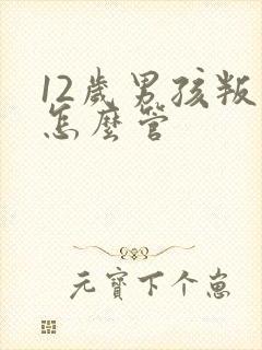 12岁男孩叛逆怎么管