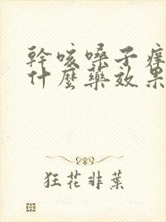 干咳嗓子痒痒吃什么药效果好