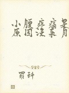 小腹疼痛是什么原因没来月经