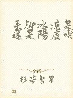 手脚冰凉是阴虚还是阳虚吃什么