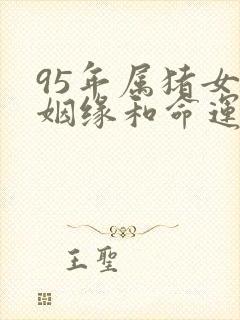 95年属猪女的姻缘和命运封面