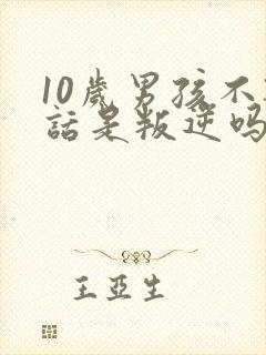 10岁男孩不听话是叛逆吗封面