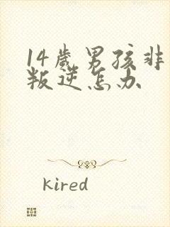 14岁男孩非常叛逆怎办