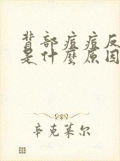 背部痘痘反复长是什么原因