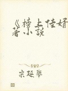 《榜上佳婿》原著小说