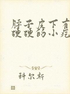 脖子皮下有一个硬硬的小疙瘩封面