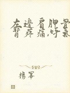 左边肩胛骨处后背疼痛,呼气和吸气都疼