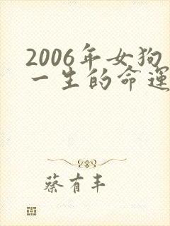 2006年女狗一生的命运