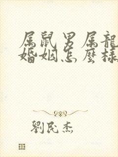 属鼠男属龙女的婚姻怎么样