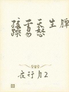 孩子天生脾气暴躁易怒