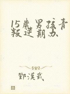 15岁男孩青春叛逆期办