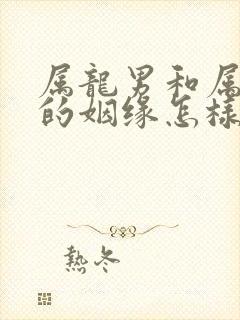 属龙男和属兔女的姻缘怎样