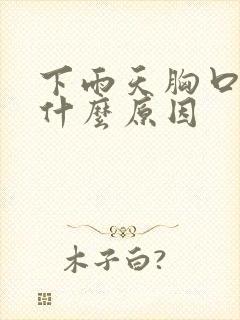 下雨天胸口闷痛什么原因