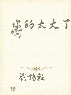 你的太大了好爽啊