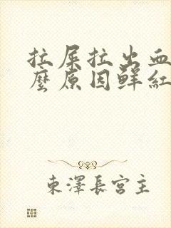 拉屎拉出血是什么原因鲜红色