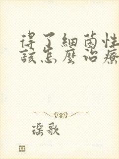 得了细菌性阴炎该怎么治疗