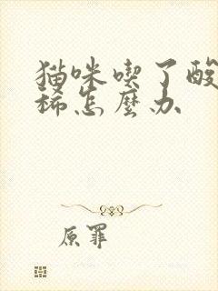 猫咪吃了酸奶拉稀怎么办