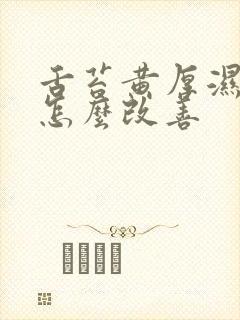 舌苔黄厚湿气重怎么改善