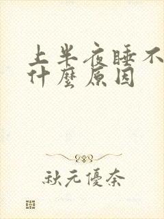 上半夜睡不着是什么原因