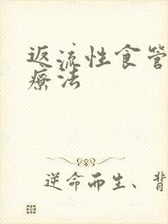 返流性食管炎治疗法