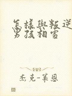 怎样与叛逆期的男孩相处