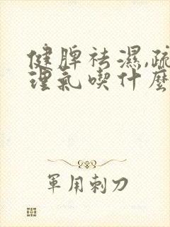 健脾祛湿,疏肝理气吃什么药